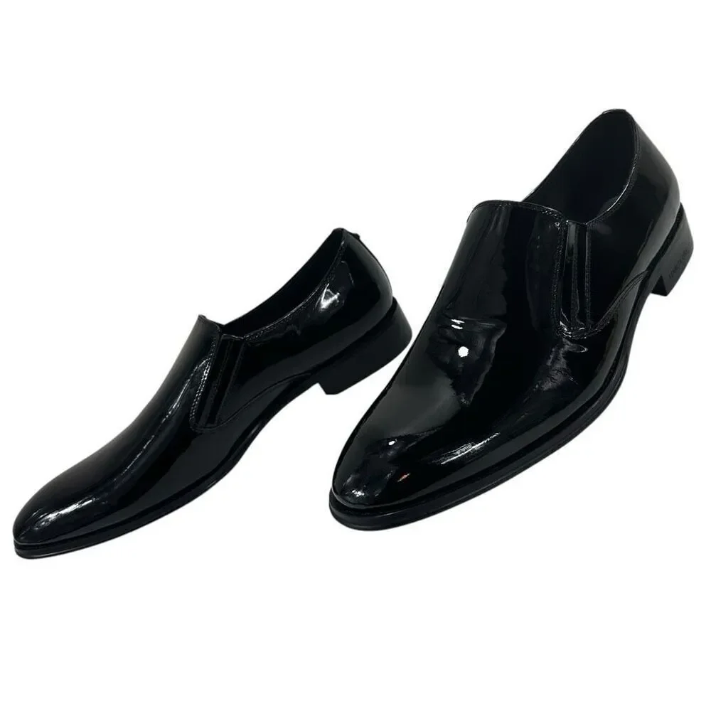Kenneth Cole Tully Patent Leather Slip-on Loafers NWOT Men’s Size 12M